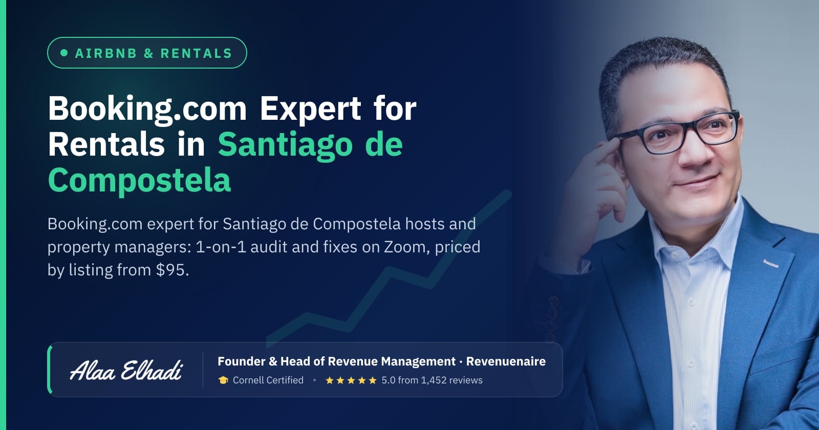 Booking.com Optimization Expert for Rentals in Santiago de Compostela & Galicia, Spain