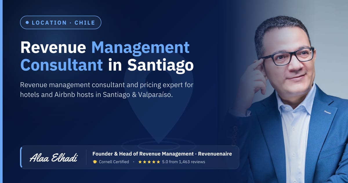 Revenue management consultant in Santiago & Valparaíso, Chile