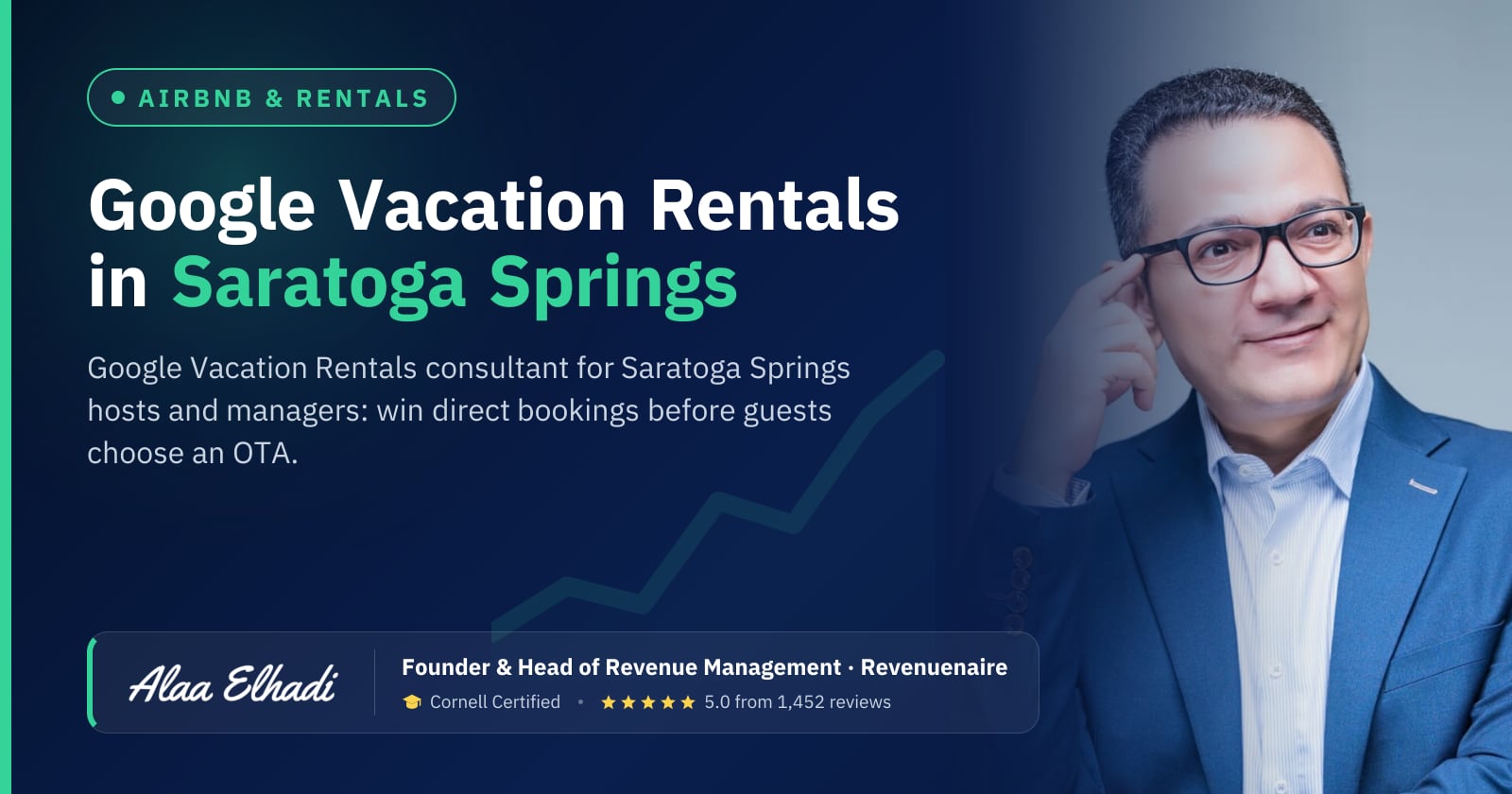 Google Vacation Rentals Expert in Saratoga Springs, United States