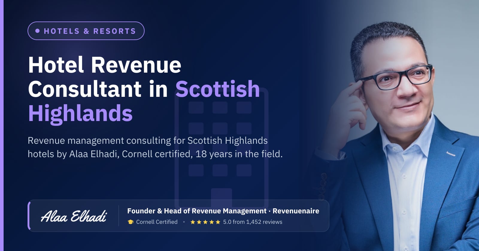 Hotel Revenue Management Consultant in Scottish Highlands & Isle of Skye, United Kingdom