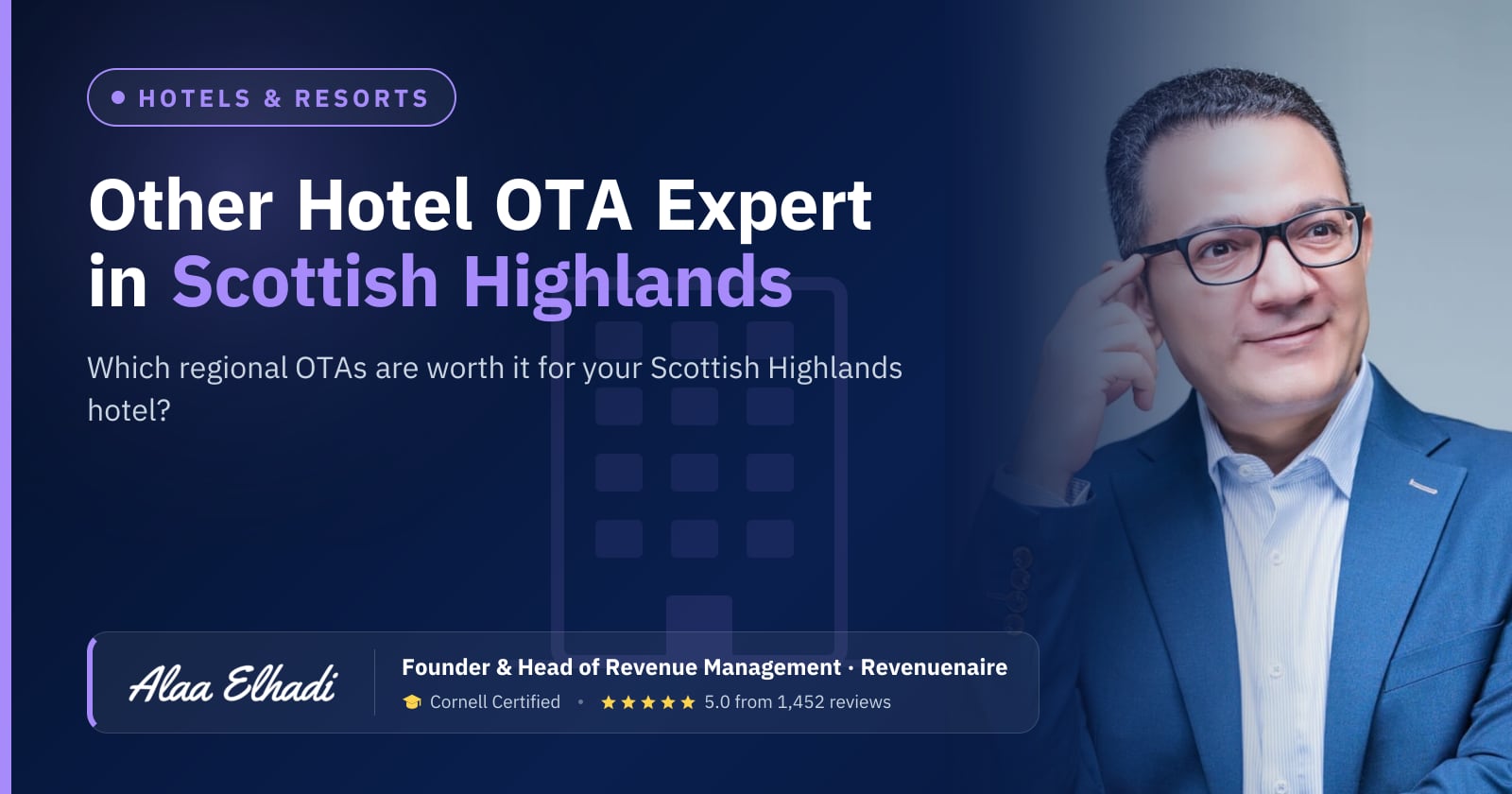 Regional Hotel OTA Optimization Expert in Scottish Highlands & Isle of Skye, United Kingdom