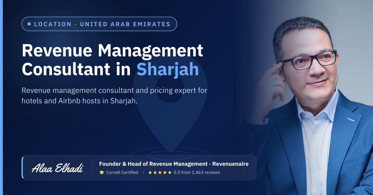 Revenue management consultant in Sharjah, United Arab Emirates