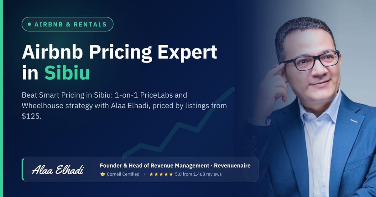 Airbnb Pricing Expert in Sibiu & Southern Transylvania, Romania