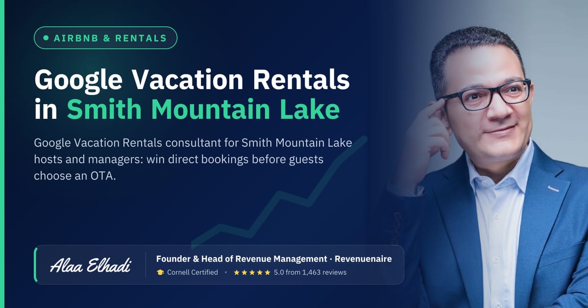 Google Vacation Rentals Expert in Smith Mountain Lake, United States