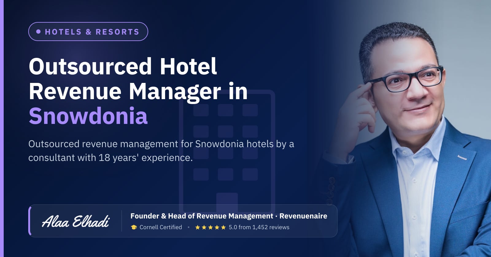 Outsourced Hotel Revenue Manager in Snowdonia & North Wales, United Kingdom