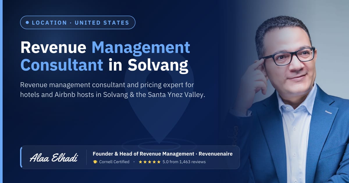 Revenue management consultant in Solvang & the Santa Ynez Valley, United States