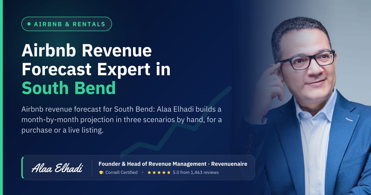 Airbnb Revenue Forecast Expert in South Bend & Notre Dame, United States