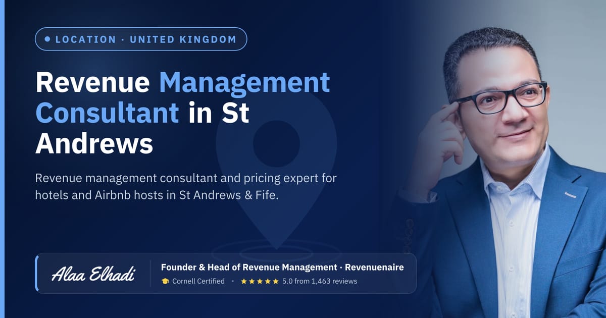 Revenue management consultant in St Andrews & Fife, United Kingdom