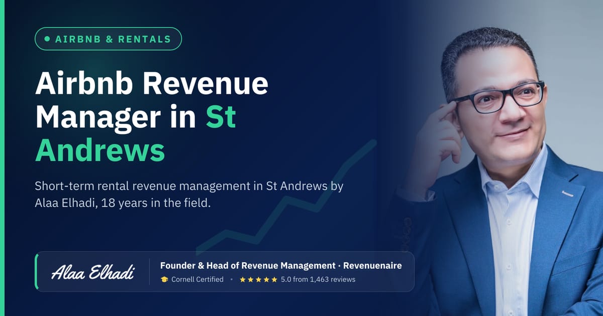 Airbnb Revenue Management Consultant in St Andrews & Fife, United Kingdom