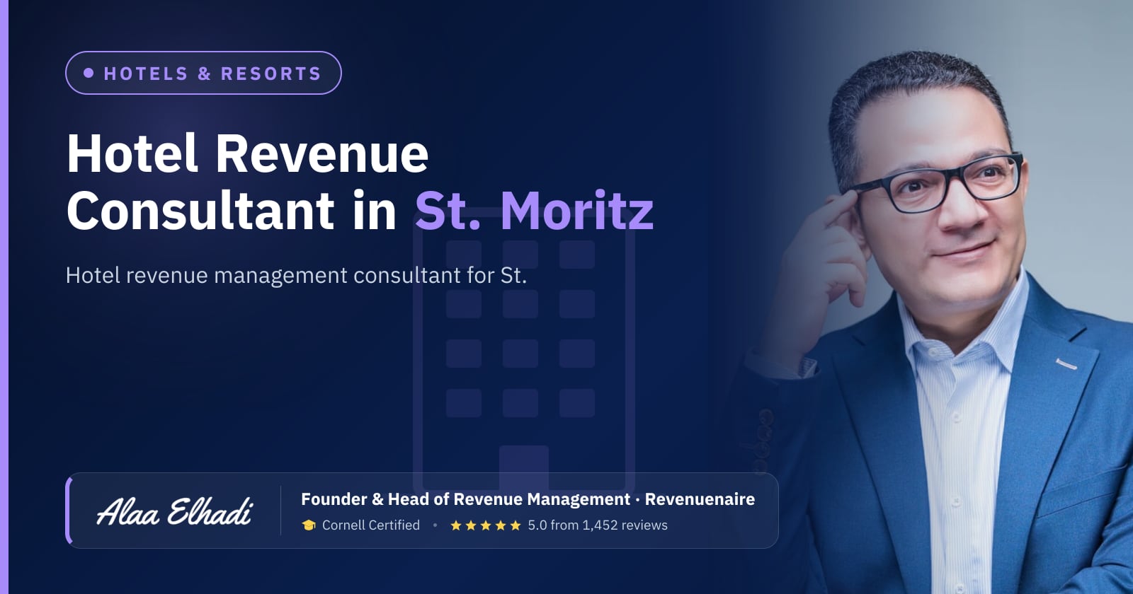 Hotel Revenue Management Consultant in St. Moritz & the Engadin, Switzerland