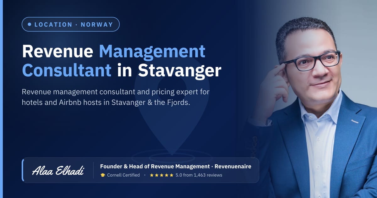 Revenue management consultant in Stavanger & the Fjords, Norway