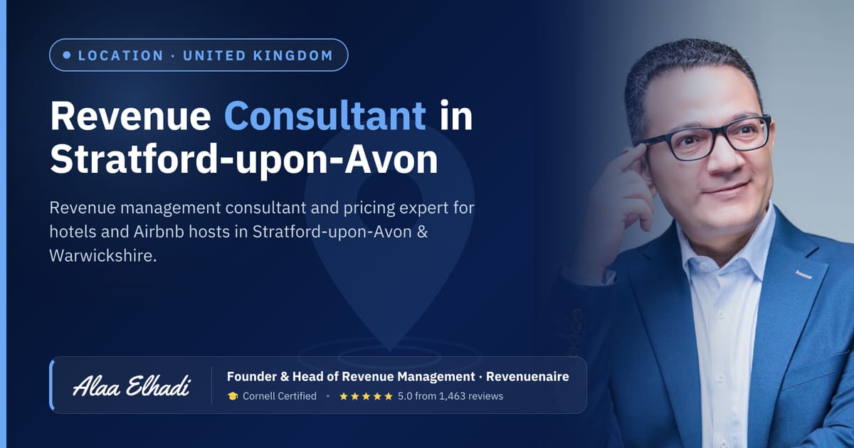 Revenue management consultant in Stratford-upon-Avon & Warwickshire, United Kingdom