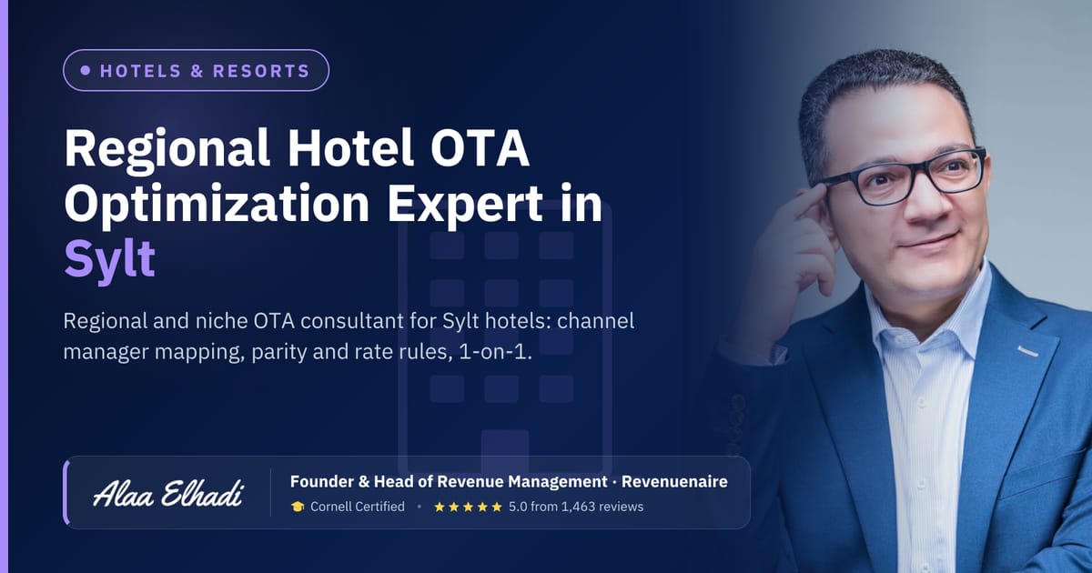 Regional Hotel OTA Optimization Expert in Sylt & the North Sea Coast, Germany
