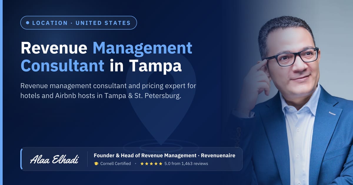Revenue management consultant in Tampa & St. Petersburg, United States