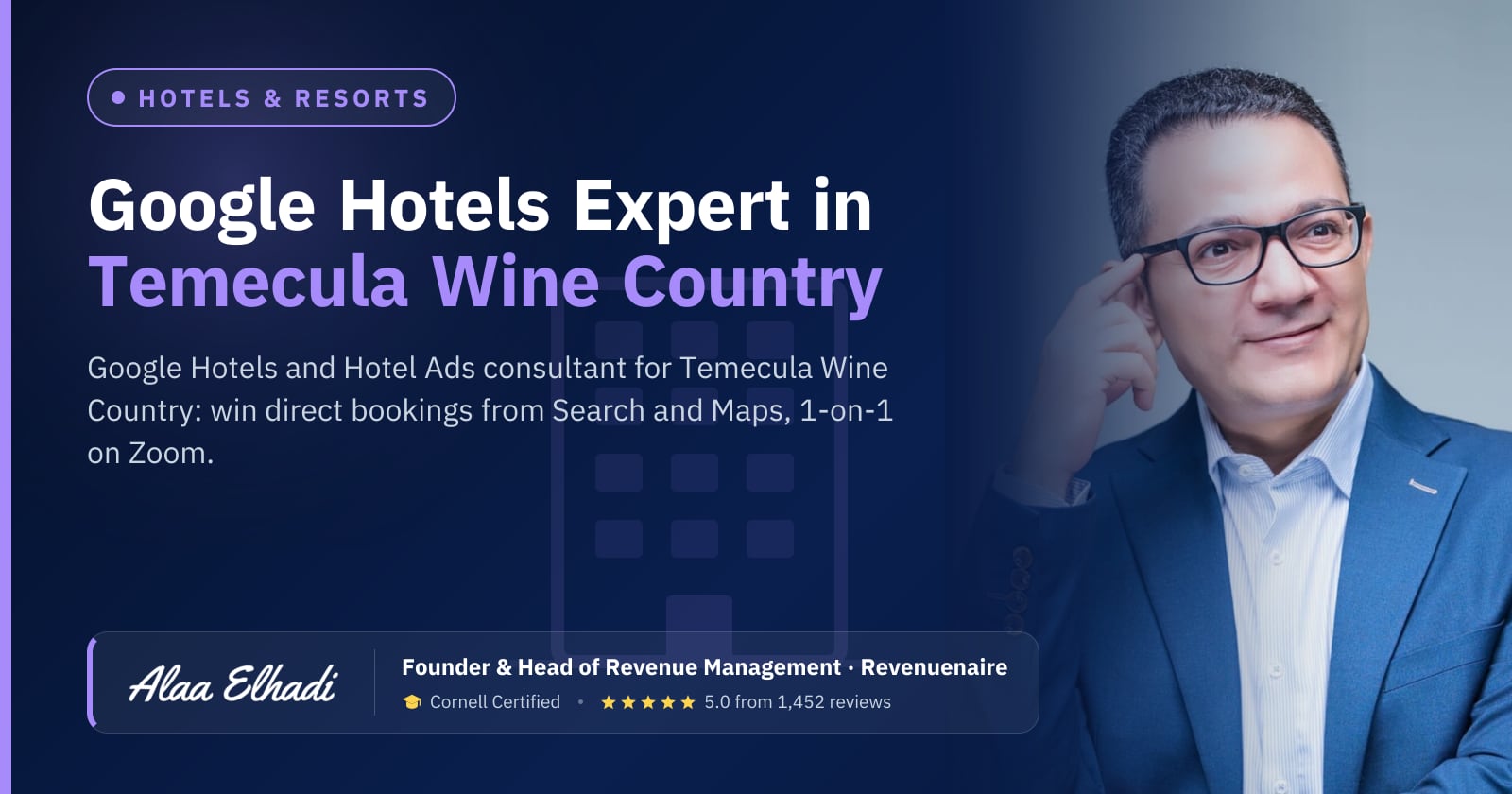 Google Hotel Ads Expert in Temecula Wine Country, United States