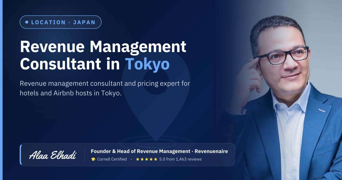 Revenue management consultant in Tokyo, Japan