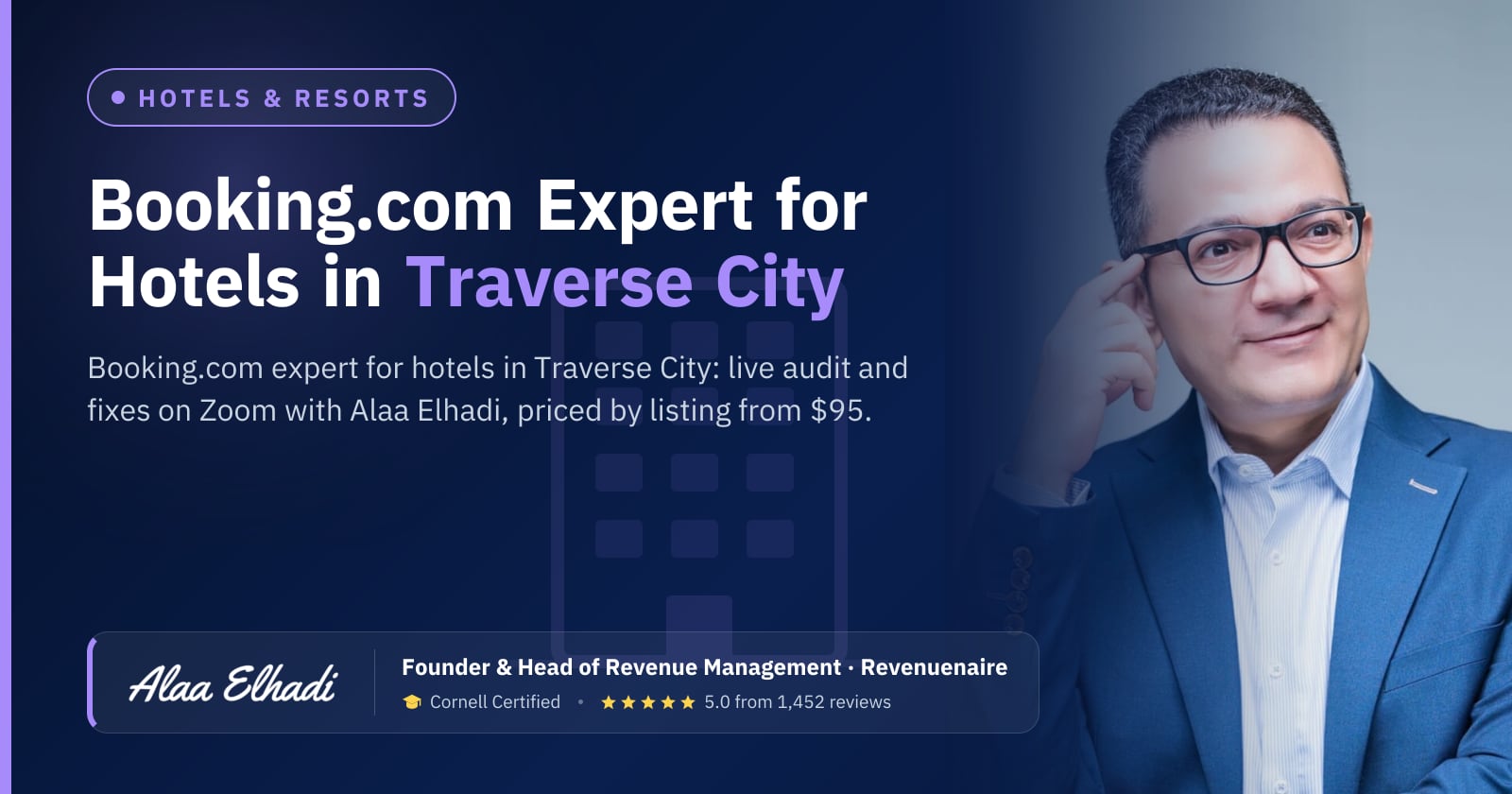 Booking.com Optimization Expert for Hotels in Traverse City & Northern Michigan, United States