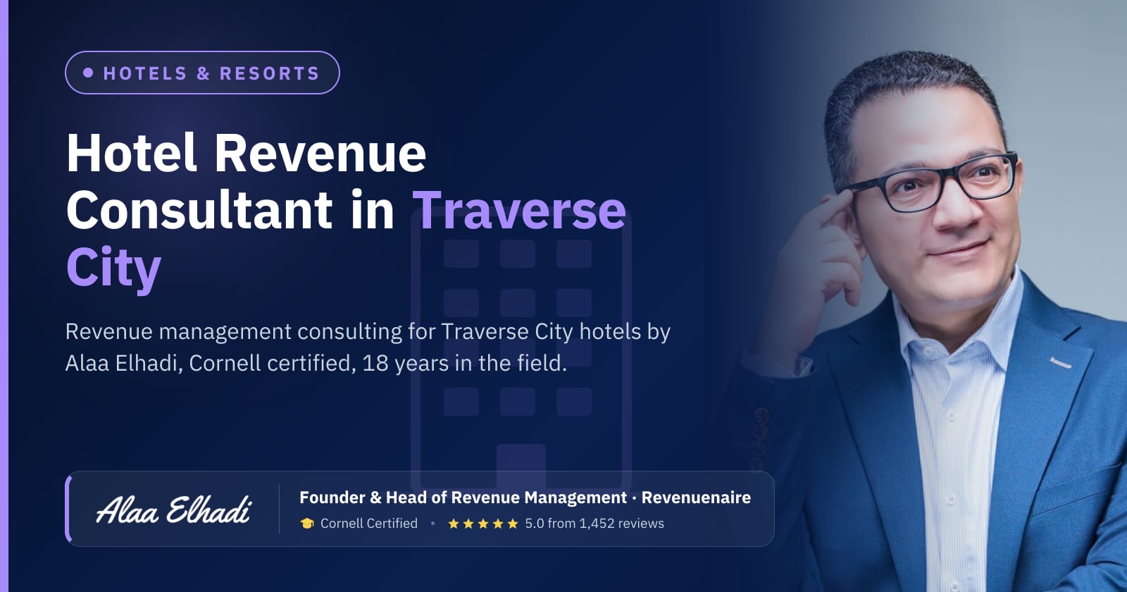 Hotel Revenue Management Consultant in Traverse City & Northern Michigan, United States