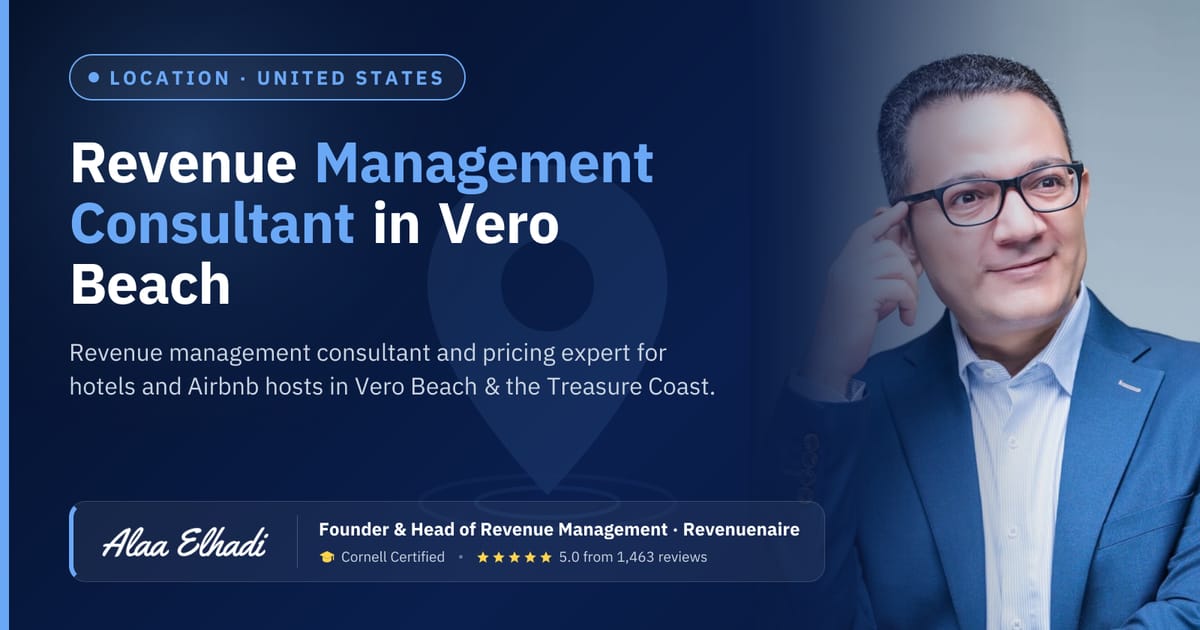 Revenue management consultant in Vero Beach & the Treasure Coast, United States