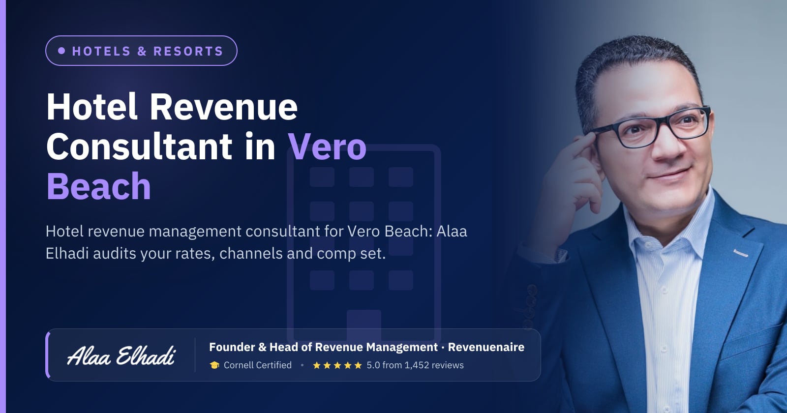 Hotel Revenue Management Consultant in Vero Beach & the Treasure Coast, United States