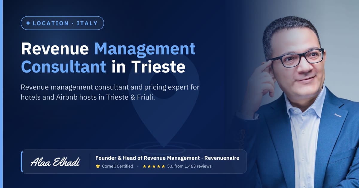 Revenue management consultant in Trieste & Friuli, Italy