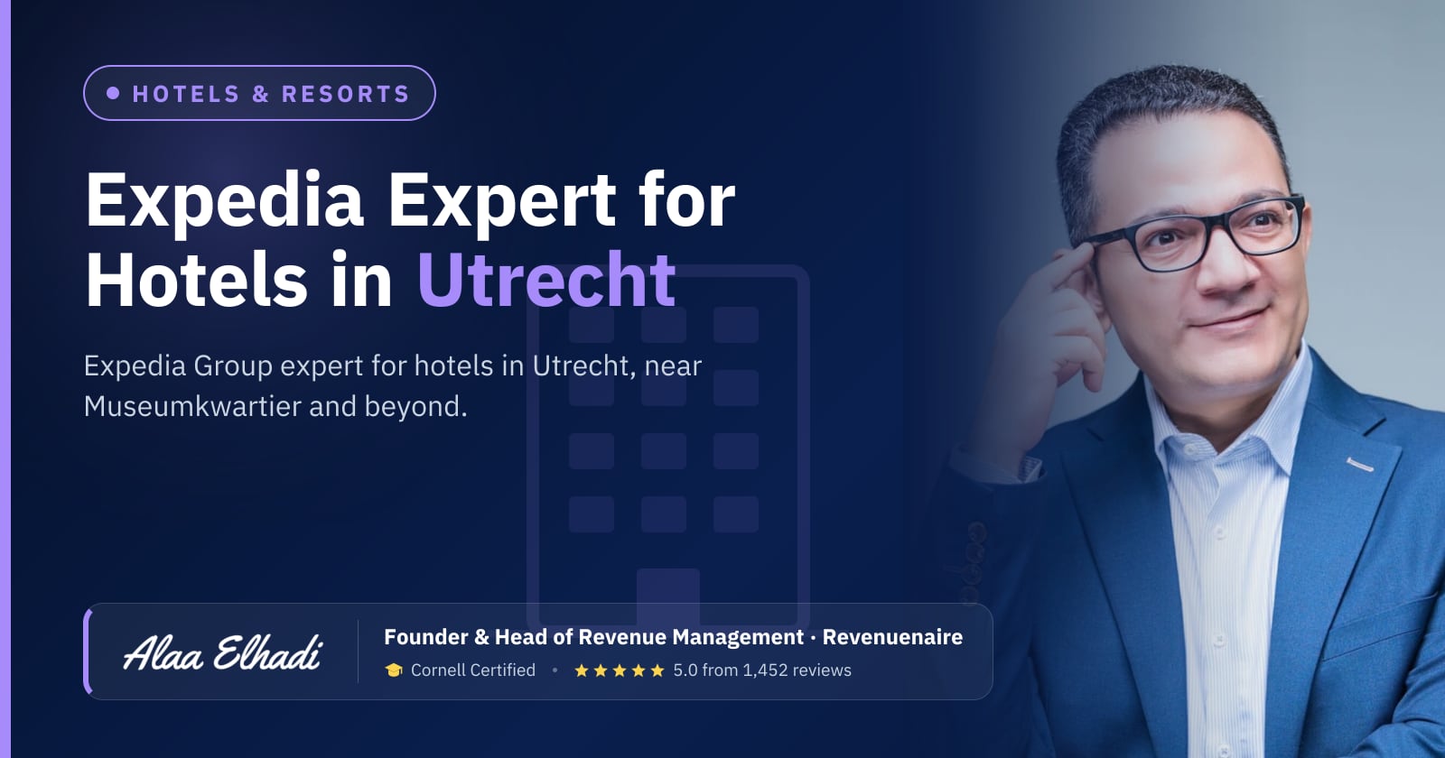 Expedia Optimization Expert for Hotels in Utrecht, Netherlands