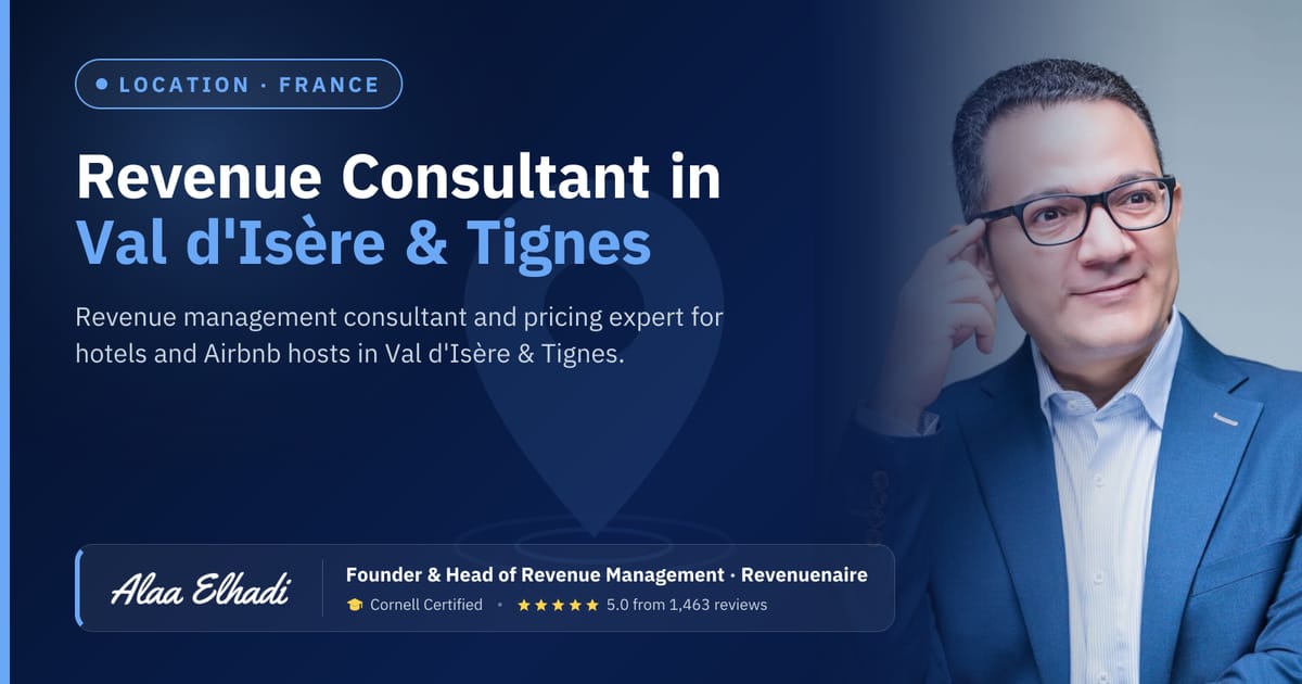 Revenue management consultant in Val d'Isère & Tignes, France
