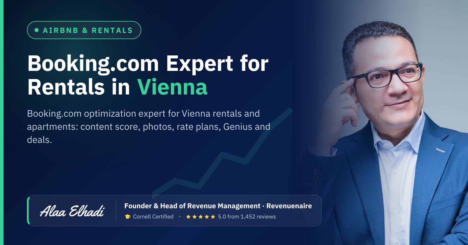 Booking.com Optimization Expert for Rentals in Vienna, Austria