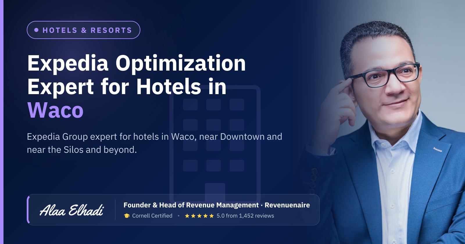 Expedia Optimization Expert for Hotels in Waco, United States
