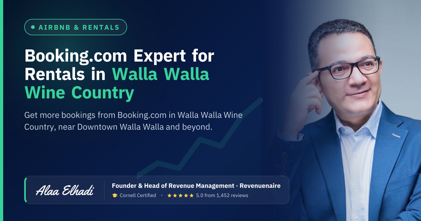Booking.com Optimization Expert for Rentals in Walla Walla Wine Country, United States