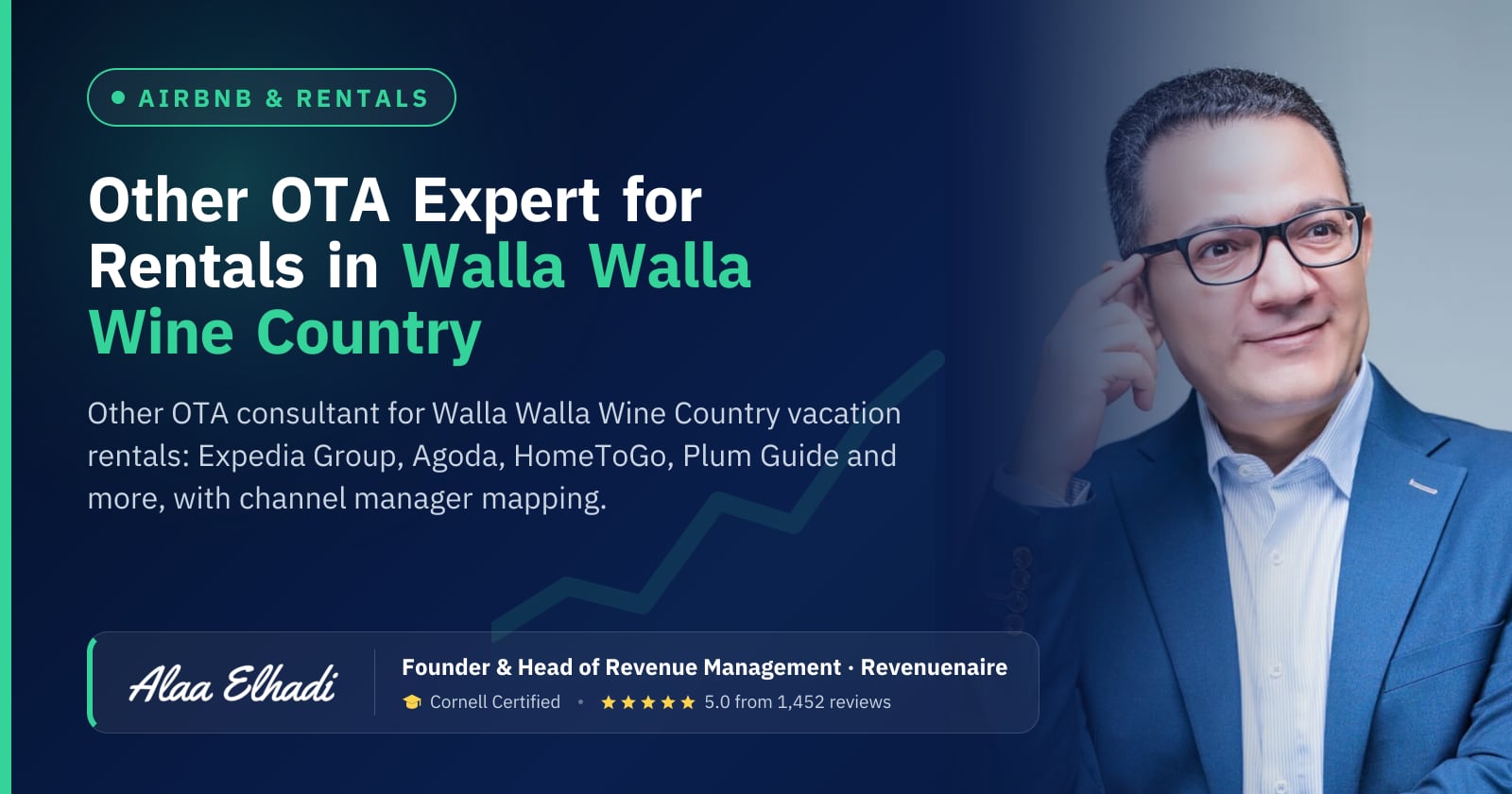 Expedia, Agoda and Other OTA Expert in Walla Walla Wine Country, United States