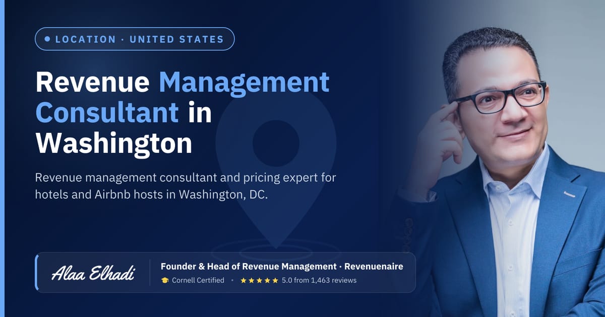 Revenue management consultant in Washington, DC, United States
