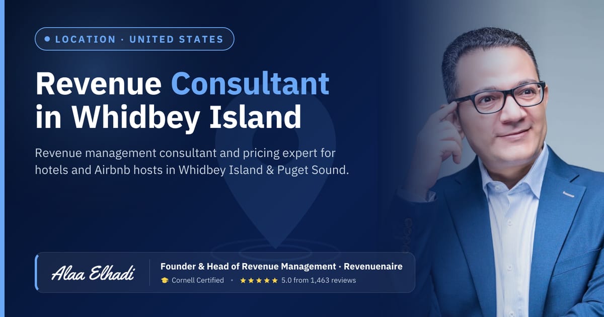 Revenue management consultant in Whidbey Island & Puget Sound, United States
