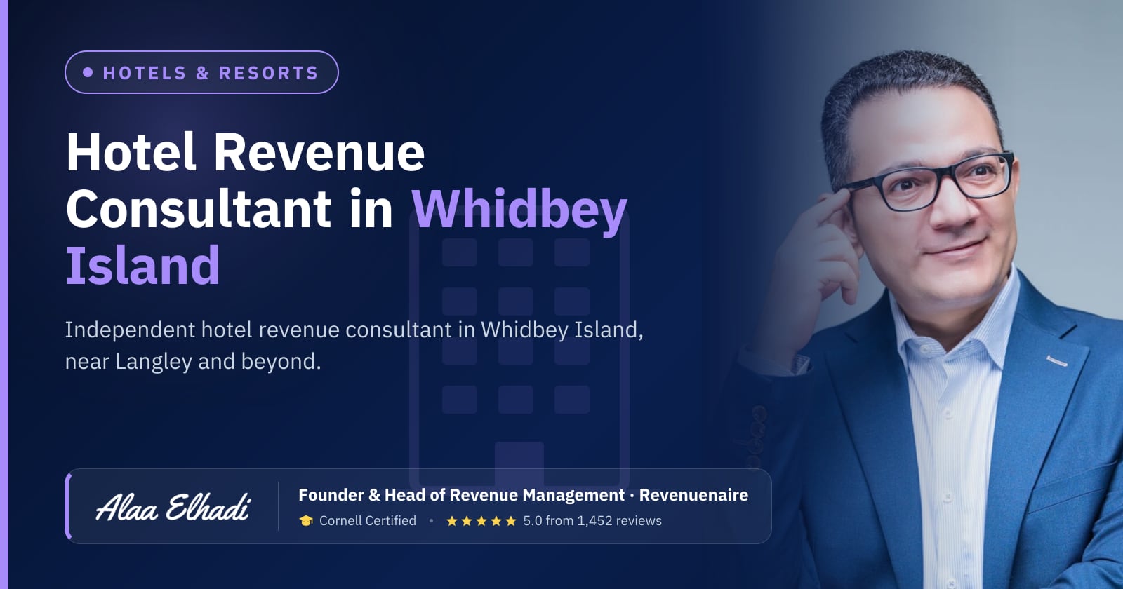 Hotel Revenue Management Consultant in Whidbey Island & Puget Sound, United States