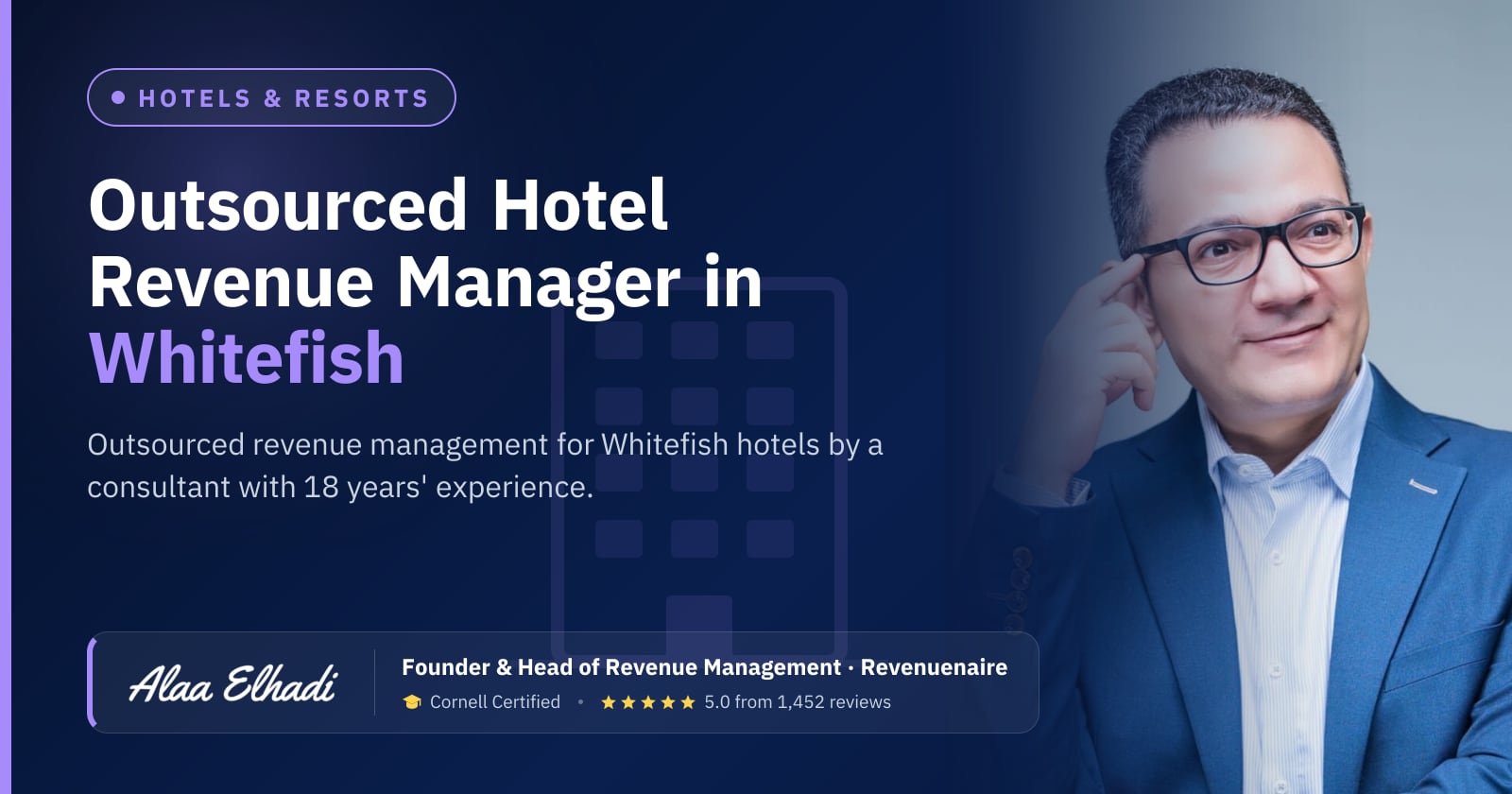 Outsourced Hotel Revenue Manager in Whitefish & Flathead Lake, United States